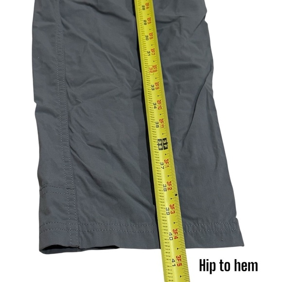 REI Co-op Charcoal Grey Convertible Pants Multipocketed Utility Outdoors Size 16 - Picture 11 of 11